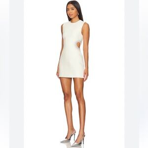 A.L.C. White Cutout Mini Dress
